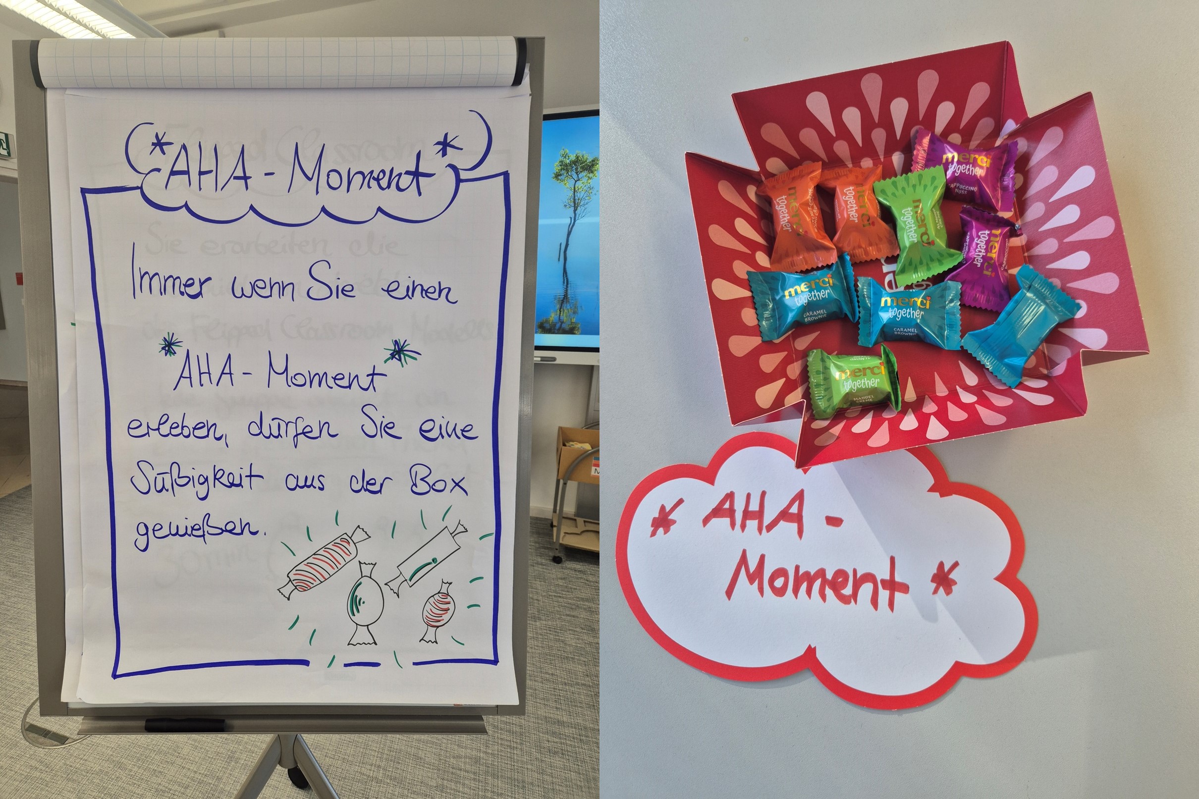 Inhaltliches Schwerpunktthema des ersten Tages war „Flipped Classroom“. Eine echte Bereicherung für alle Workshop-Teilnehmende voller Aha-Momenten. Inhaltliches Schwerpunktthema des ersten Tages war „Flipped Classroom“. Eine echte Bereicherung für alle Workshop-Teilnehmende voller Aha-Momenten.